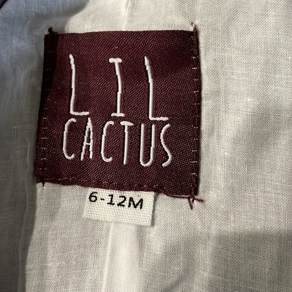 lil cactus baby boy overalls - Picture 3 of 5